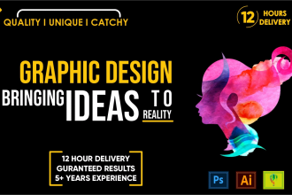 create graphic design, flyer design, vector tracing logo redesign professionally