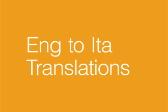 manually translate from italian to english and vice versa