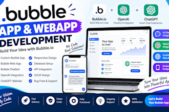 bubble developer, bubble io, bubble mvp, bubble chatbot openai chatgpt website