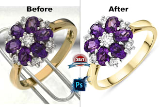 do high end jewelry retouching professionally