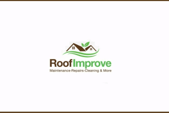 make professional clean house, janitorial or commercial cleaning logo