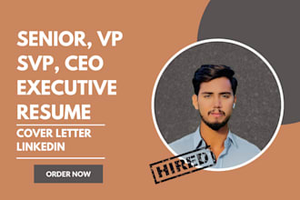 deliver ceo executive resume writing, ceo, svp, c level resume