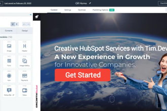design hubspot website hubspot, landing page, and be your hubspot expert
