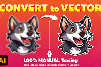 convert your image, logo or graphic to vector