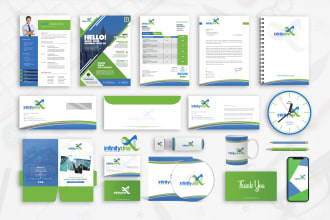 design logo, business card, corporate branding, and stationery design