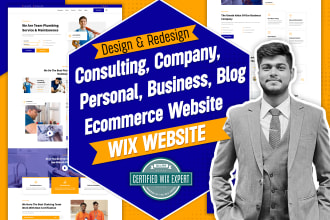 design, redesign consulting, company, personal, business, ecommerce wix website