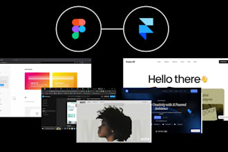 build a professional figma to framer, framer landing page, webflow to framer