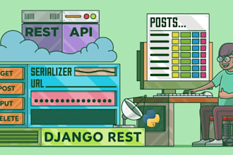 be fixing python, django or django rest related bugs