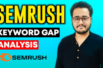 do semrush keyword gap analysis for you