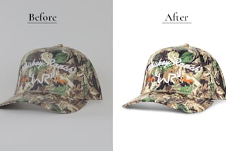 ecommerce product photography retouching and enhancement