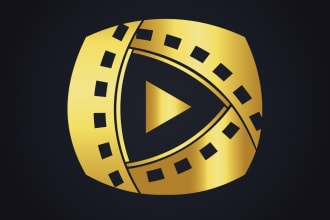 do good looking creative film logo with free source file