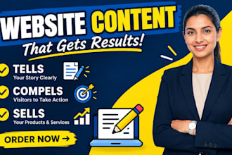 be your content writer for website copywriting