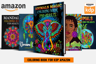 design adults coloring book adults coloring pages book cover for kdp amazon