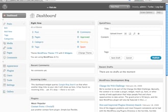 redesign your site in wordpress