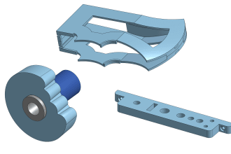 draw up 3d parts and model designs using onshape