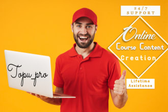be your content writer on online course content creation