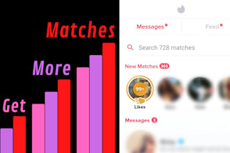 get you more matches on dating apps like tinder hinge bumble happn badoo etc