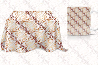 do seamless pattern clothing print design for you