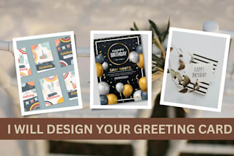 write a custom greeting card or any occasion card design