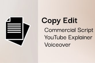 copy edit your script and take it to the next level