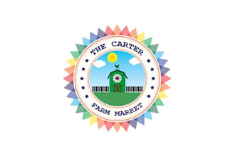 do favorite popular smart carter farm market logo in 1 day