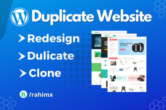 design, redesign, clone duplicate, revamp wordpress website with elemntor, divi