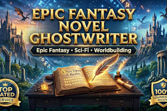 ghostwrite or review your epic fantasy novel
