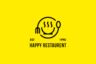 create clean minimalist retro vintage logo