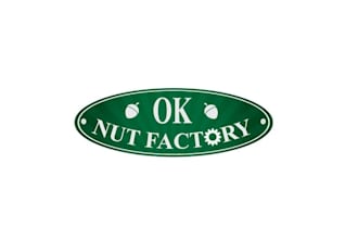 do popular modern powerful nut factory logo branding package