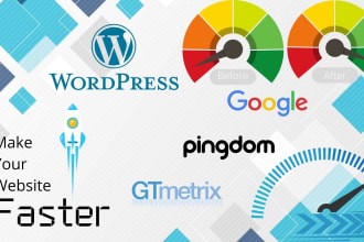 do wordpress speed optimization, gtmetrix and google insights