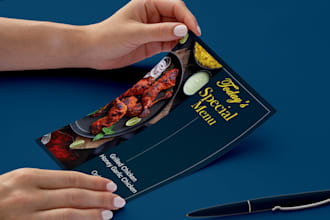 design unique flyers, business cards and posters