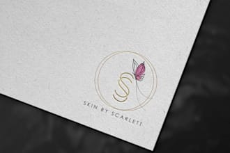 do cosmetic, feminine, salon, watercolor signature logo