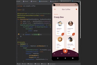 develop android mobile app using jetpack compose and kotlin