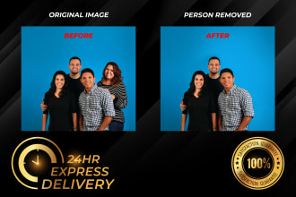 add or remove any object or person from photo and extend background