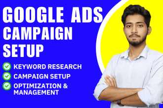 setup and manage google ads adwords ppc campaigns