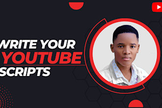 write your youtube video scripts