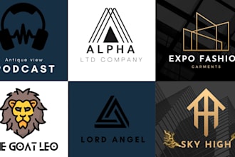 do modern, luxury, minimalist business logo design within 24 hrs