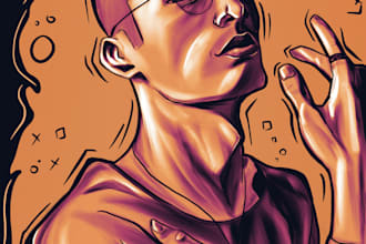 make digital art such as portrait, fanarts or landscapes