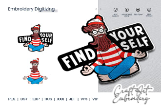 convert or create custom embroidery digitizing design into pes, dst file