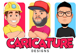 draw funny cartoon character, caricature, logo, portrait