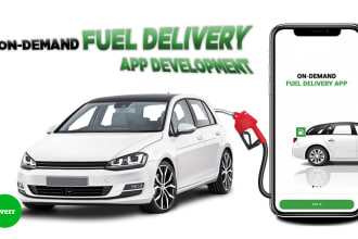 develop ondemand oil, gas station, fuel delivery mobile app