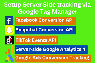 setup conversion API server side tracking via google tag manager
