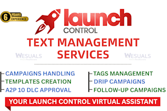 provide virtual assistance in launch control and manage texting