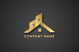 make a modern badge logo for your company