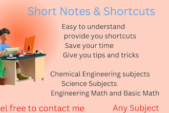 make short notes and shortcuts for any course