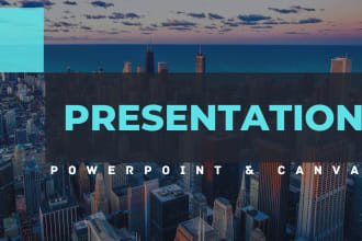 design awesome powerpoint or canva presentation