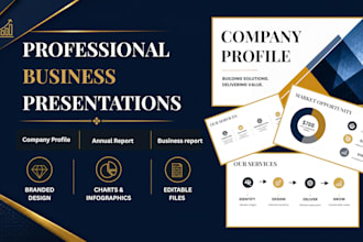 design professional company profile presentations and corporate reports