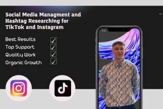 research hashtags to grow your instagram or tiktok