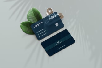 do professional modern, luxury business card and flyer design for your business