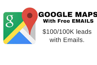 scrape google map data extraction, b2b lead generation